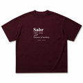 Sabr - Definition Oversized Tee | Maroon