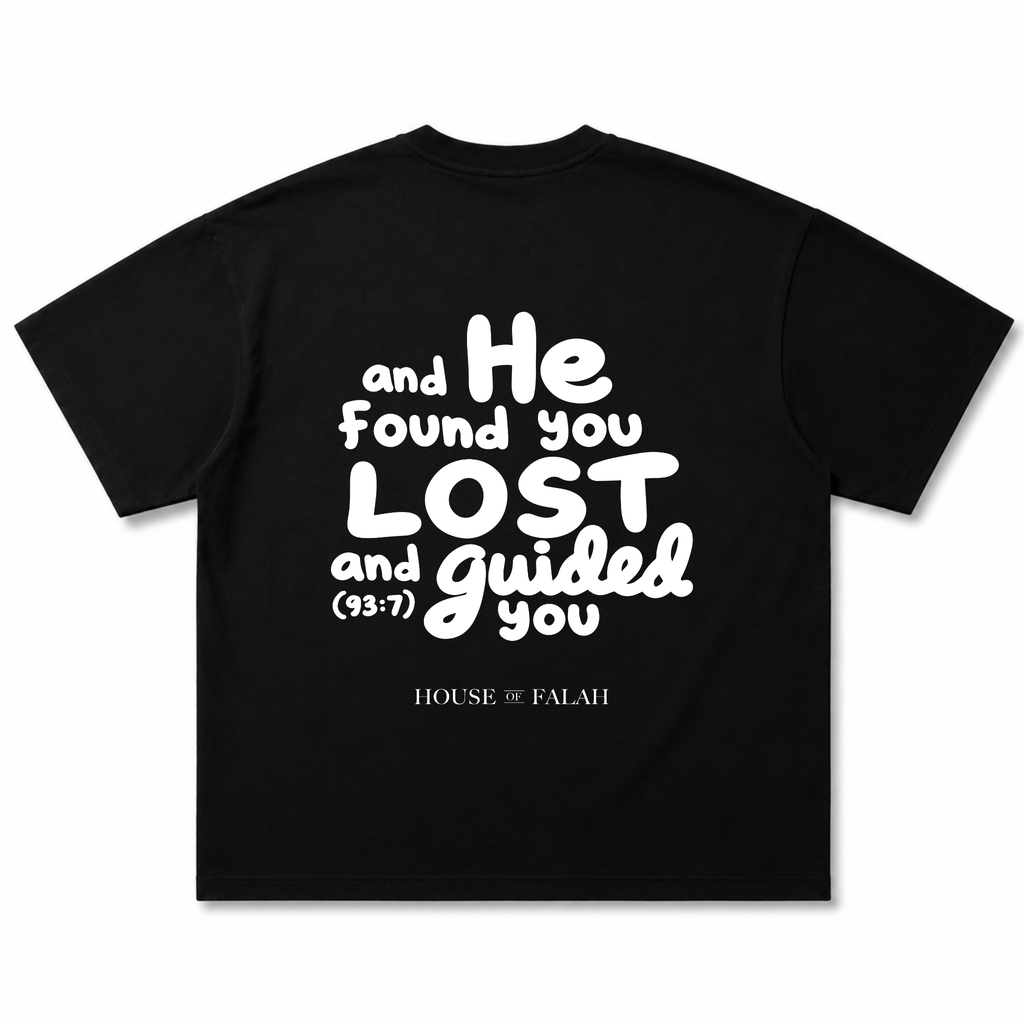 The Guided Verse Oversized Tee | Black
