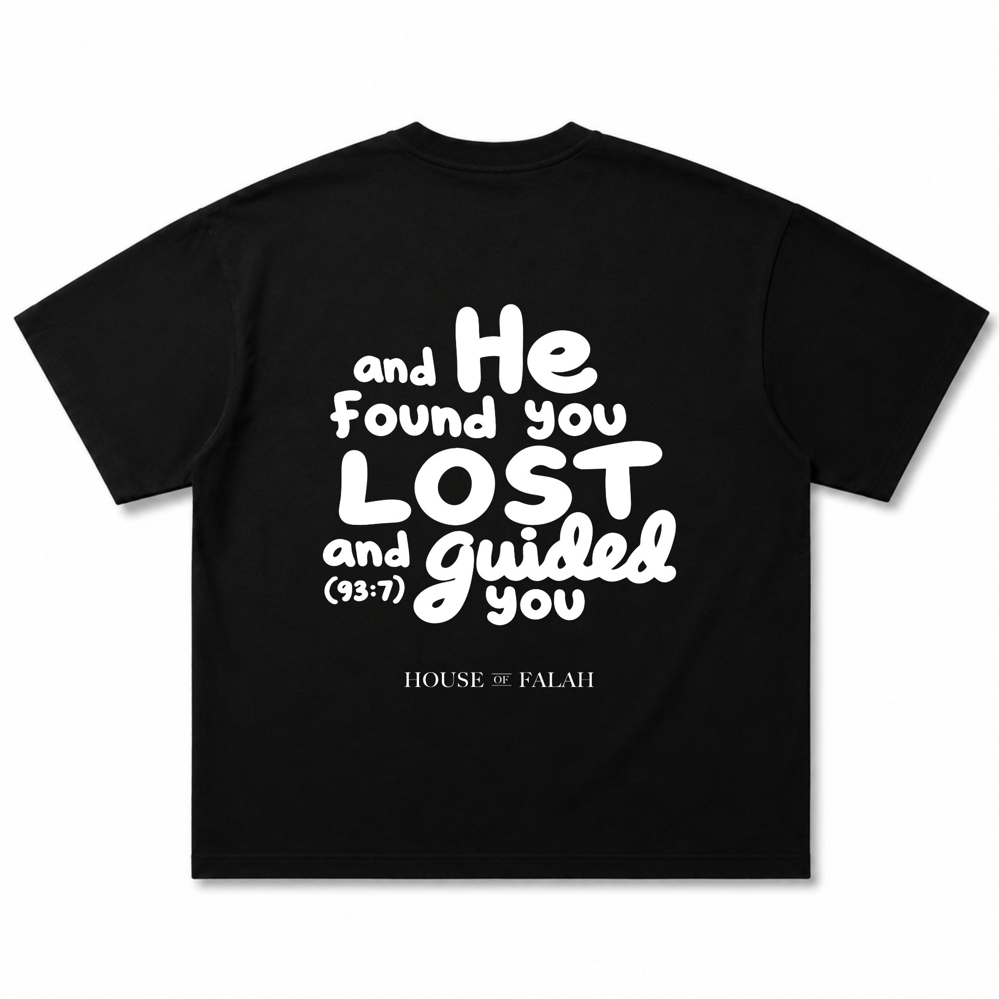The Guided Verse Oversized Tee | Black