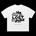 The Guided Verse Oversized Tee | White
