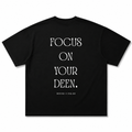 Focus On Deen Oversized Tee | Black