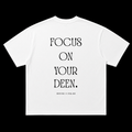 Focus On Deen Oversized Tee | White