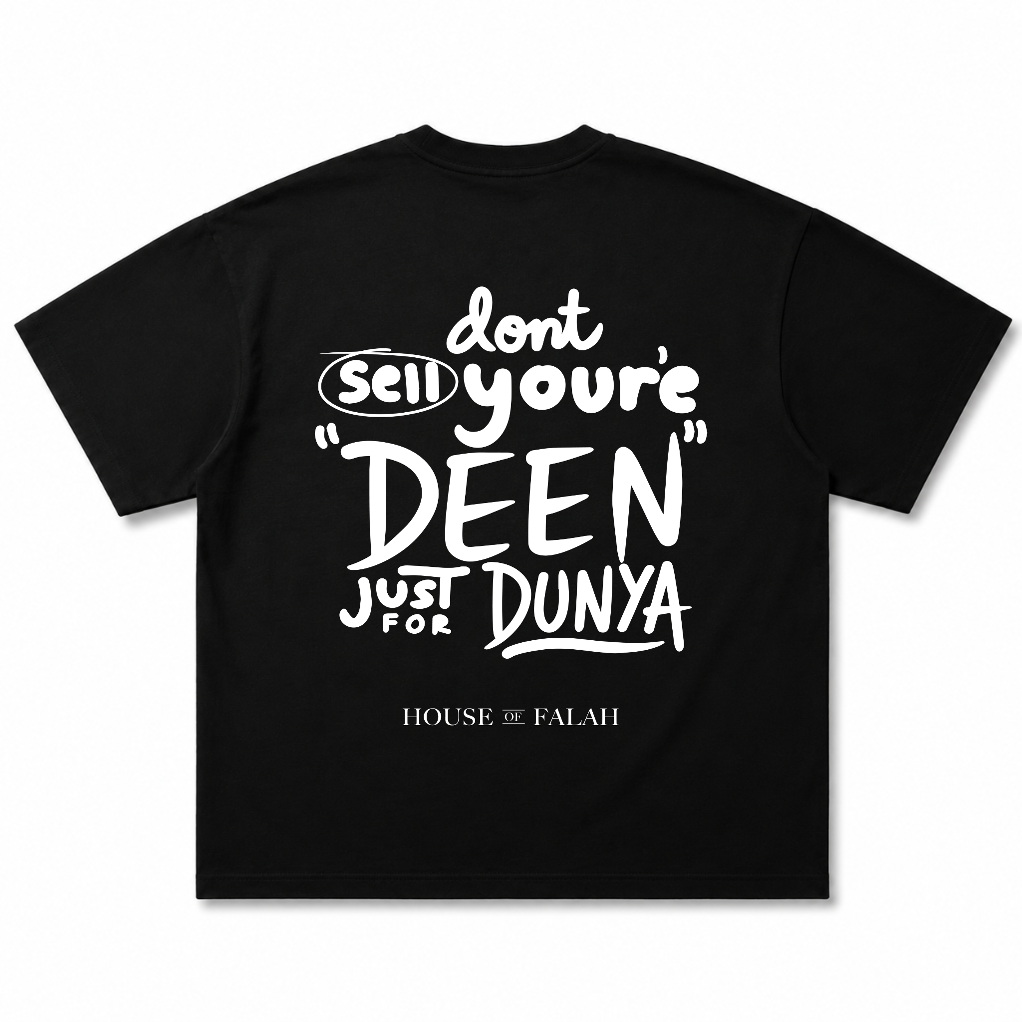 Deen > Dunya Oversized Tee | Black