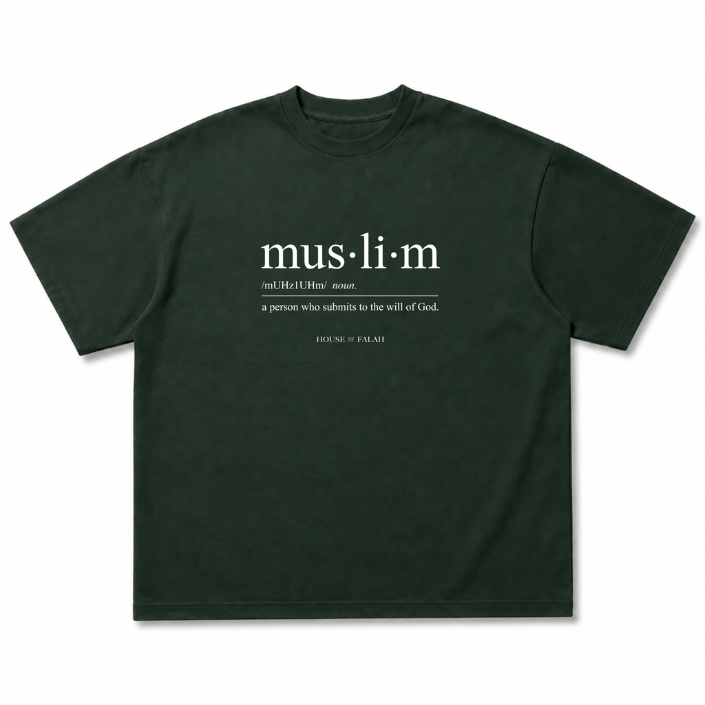 Muslim - Definition Oversized Tee | Green