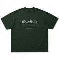 Muslim - Definition Oversized Tee | Green