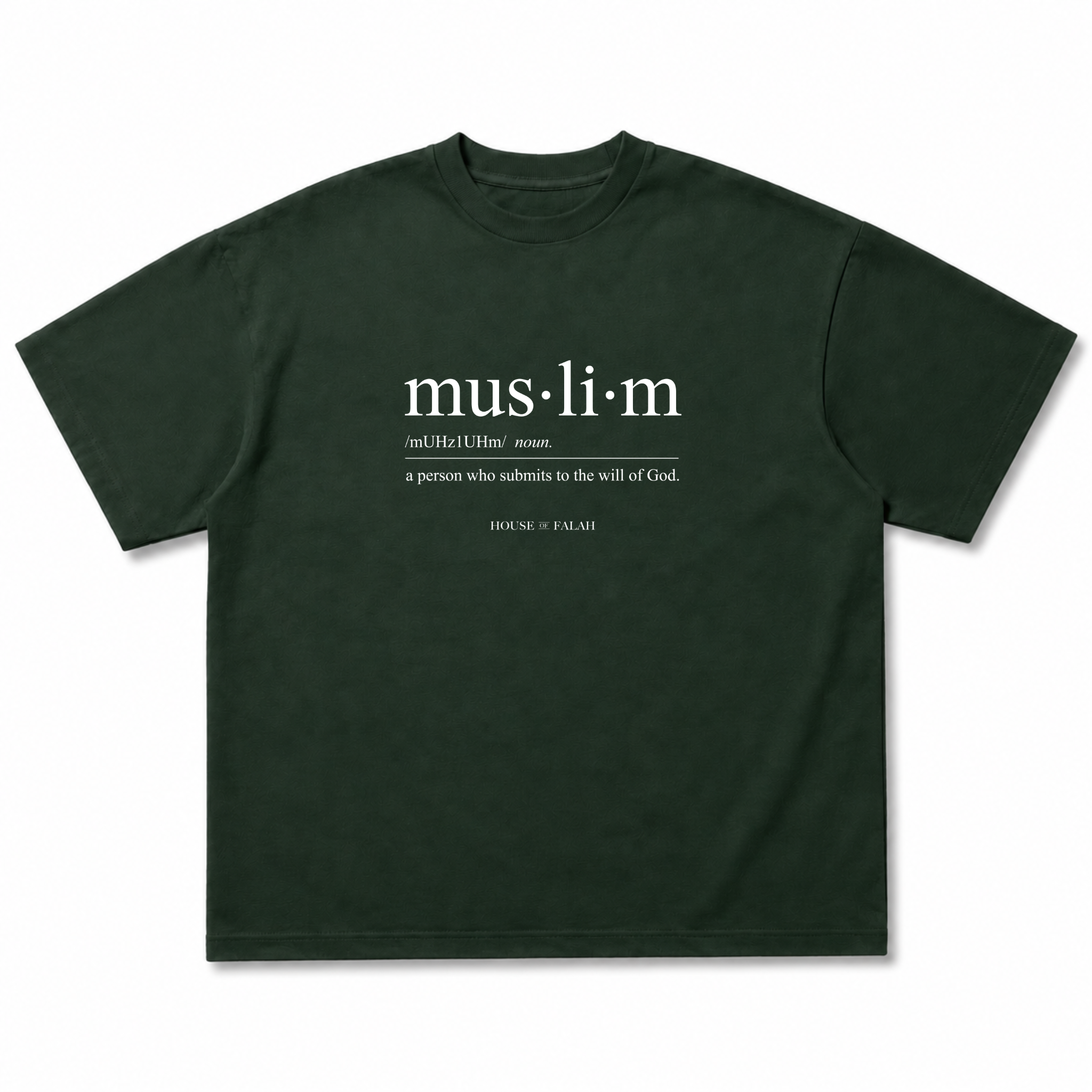 Muslim - Definition Oversized Tee | Green