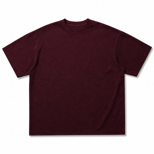 Deen > Dunya Oversized Tee | Maroon