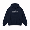 Muslim Definition Hoodie | Navy Blue