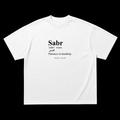 Sabr - Definition Oversized Tee | White