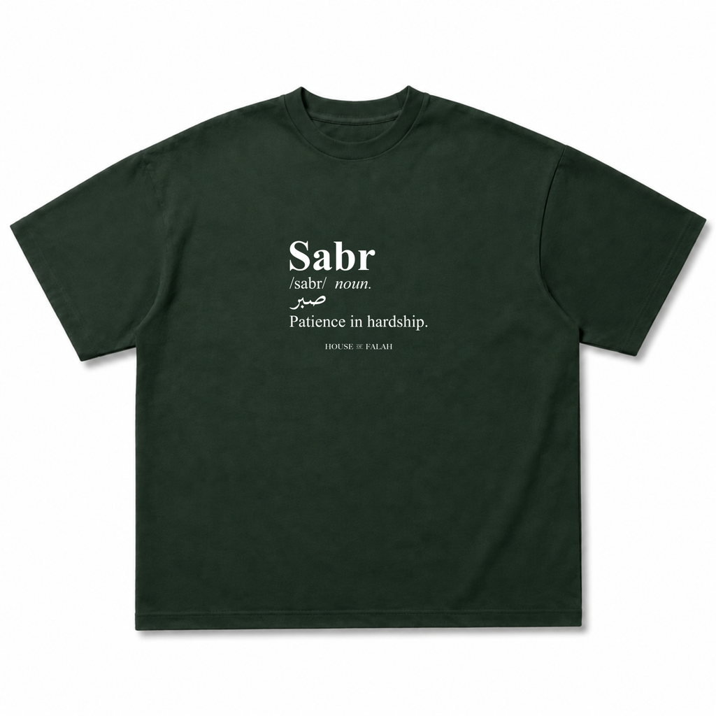 Sabr - Definition Oversized Tee | Green